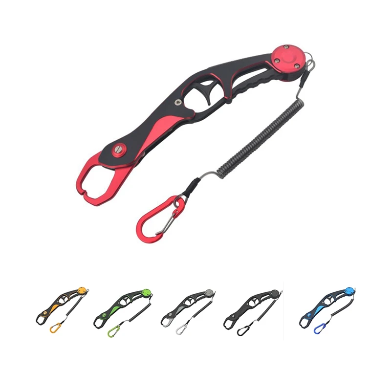 

Aluminium Fishing Lip Grip Fish Controller Hook Remove Fishing Tackle Tool Gripper 25CM