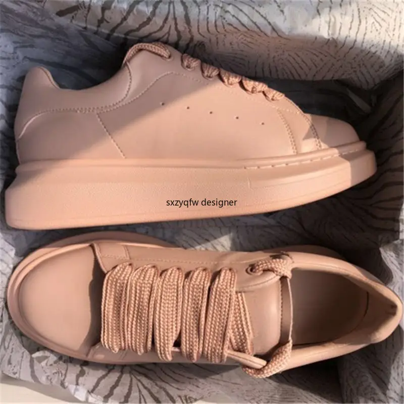 Женские кроссовки на плоской подошве с круглым носком Обувь платформе Женская