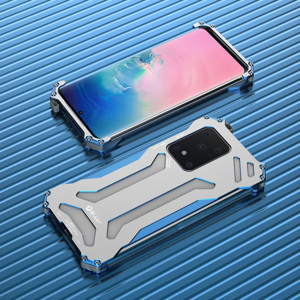 Металлический Алюминиевый Чехол для Samsung Galaxy S20 противоударный чехол телефона Ultra