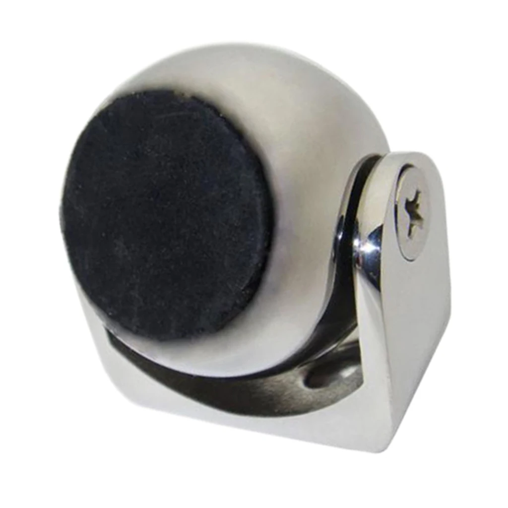 

Boat Door Stopper, Magnetic Marine Gate Stop, Soft-Catch Magnetic Door Catch Hold Open, Stainless Steel, Wall Mount