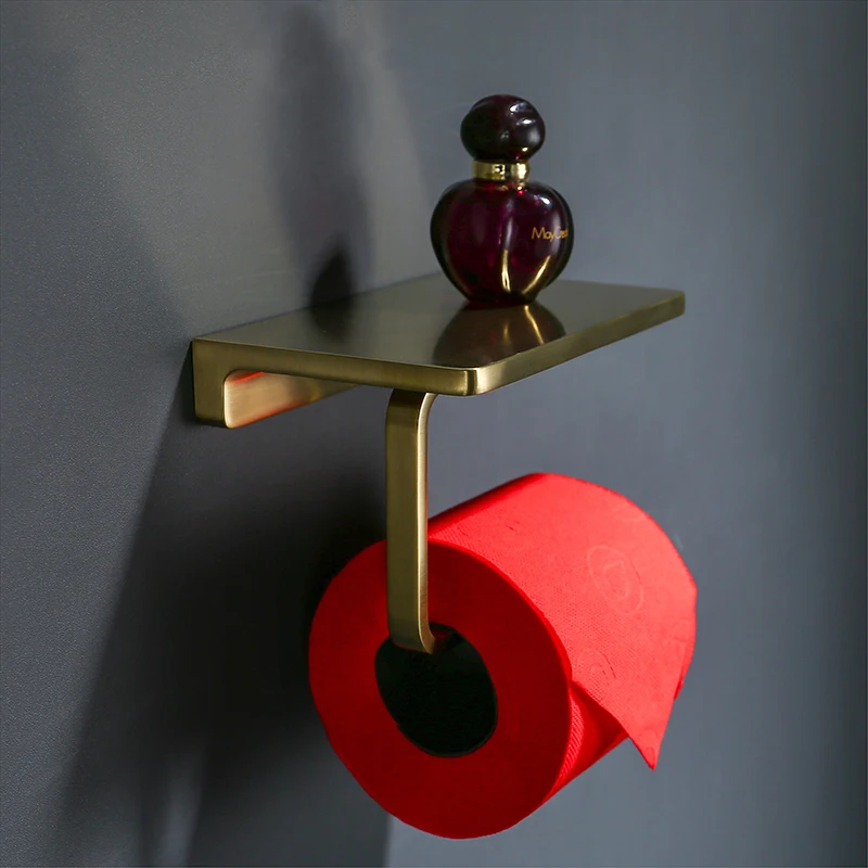 Держатель для туалетной бумаги держатель рулона из цинкового сплава матовые