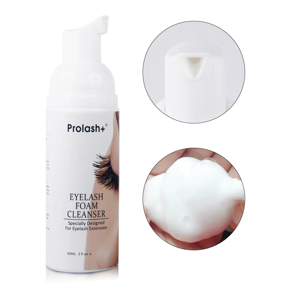 Prolash + шампунь для ресниц наращивания пенка глаз средство удаления макияжа 60 мл