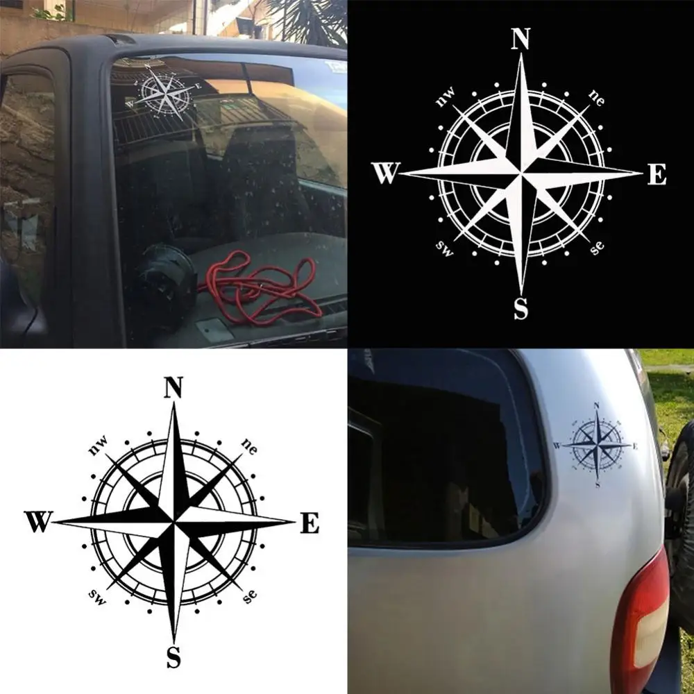 NSWE Compass Motorcycle Car-Styling Vehicle Body Window Decals Sticker Decor автомобильные товары наклейки на авто