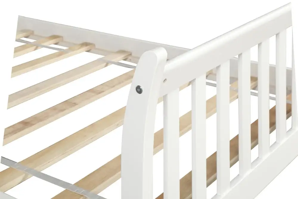 

Wood Platform Bed Frame Mattress Foundation with Wood Slat Support, Twin