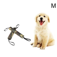 durable dog training tug toy portable dog bite pillow canvas toy sleeve with 2rope handles large dog training interactive toy