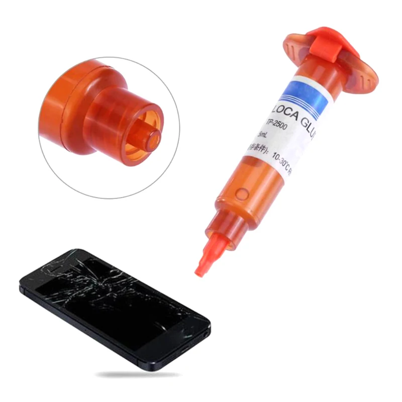 УФ-Жидкий оптический прозрачный клей TP2500 5 мл для всех ремонтов смартфонов