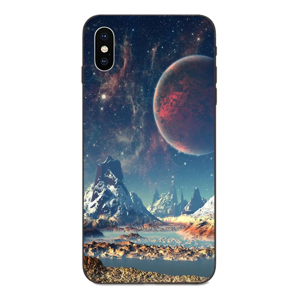 Scifi пейзаж абстрактным 3d для Huawei nova 2 2S 3i 4 4e 5i Y3 Y5 II Y6 Y7 Y9 Lite Plus Prime Pro 2017 2018 2019 |