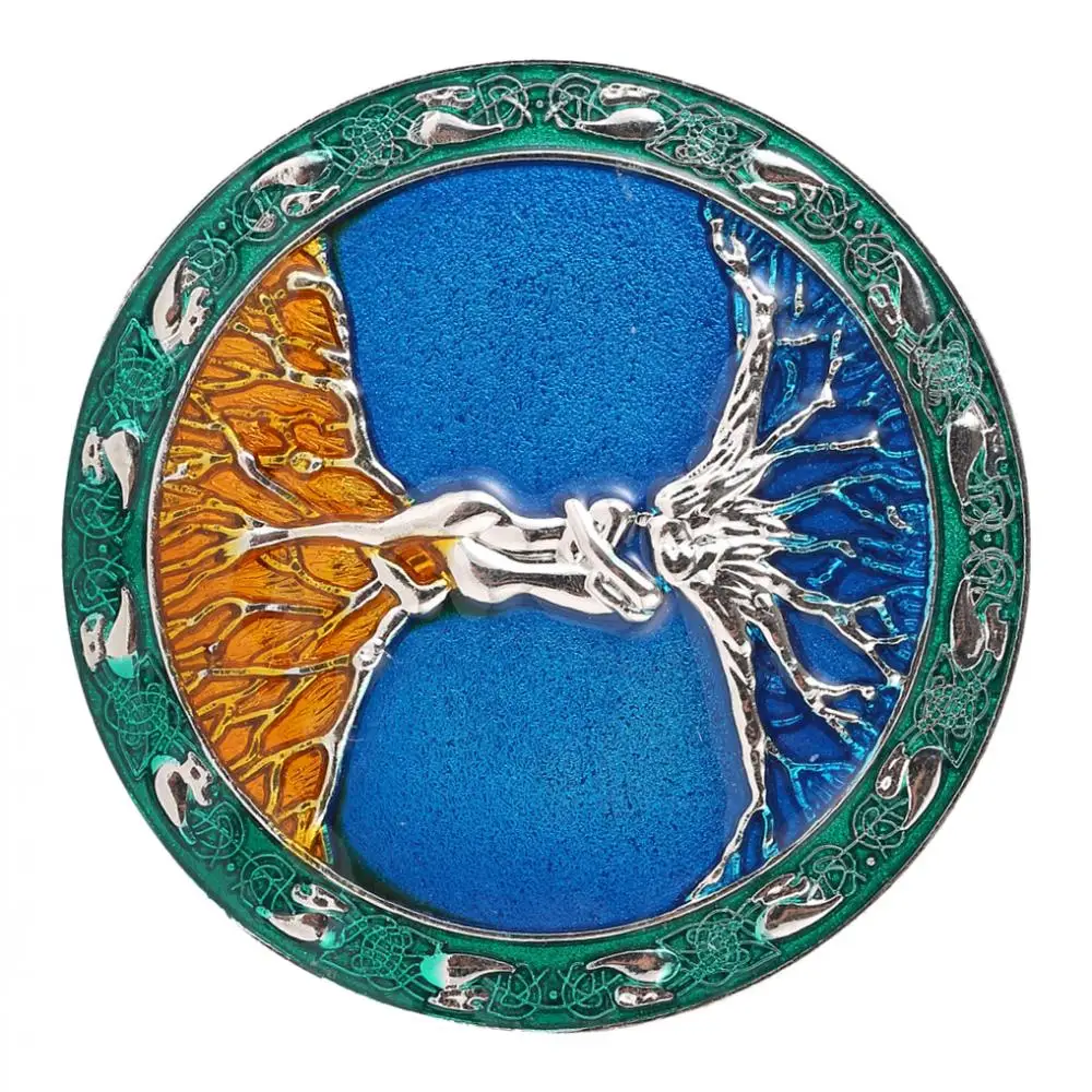 

Colorful Tree Of Life Pattern Belt Buckle Western Cowboy Buckles Accessory
