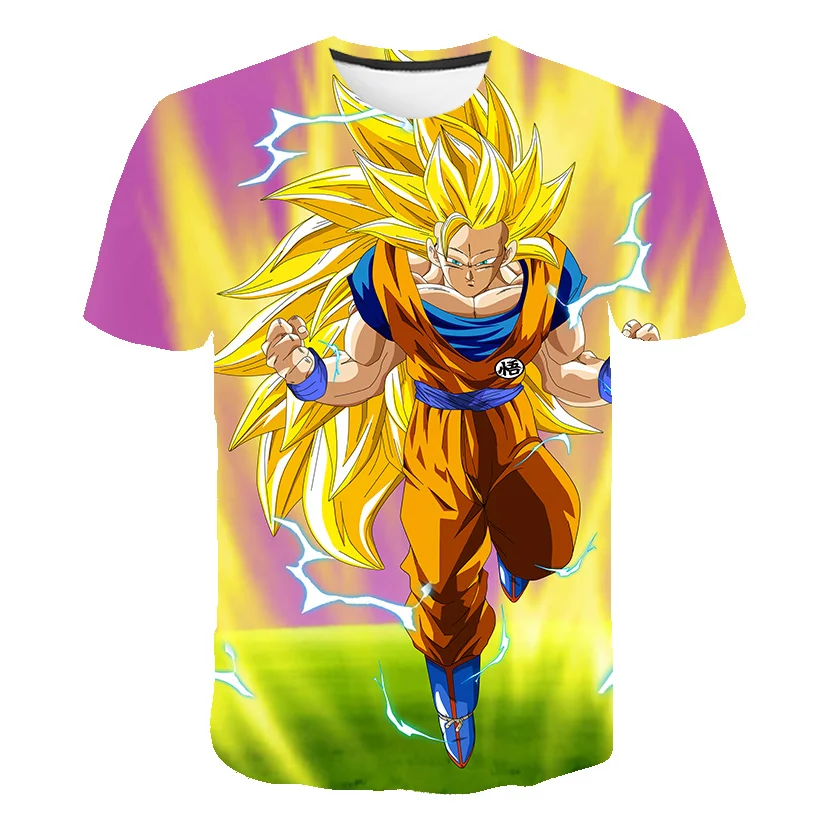 

Japan Anime Harajuku T-Shirt 4-14 Year Summer Short Sleeve Baby Tops Children Clothes Cartoon Shirt Print Kids Tee Boys T-Shirt