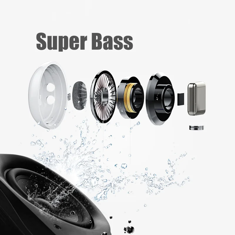 J3 PRO TWS Bluetooth 5 2 беспроводные наушники бас стерео светодиодный дисплей с