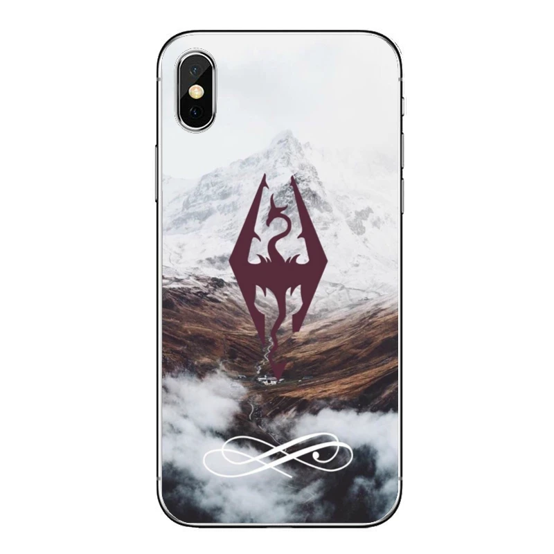 Аксессуары чехол для телефона Xiaomi Redmi Note 8 7 6 5A 4 Pro 7A K20 6A 4A 4X 5 Plus S2 новый логотип Skyrim |