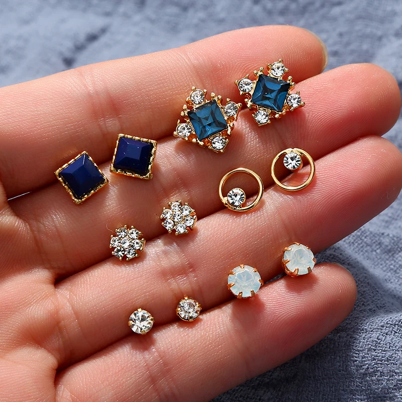 Crazy Feng (Лея фенг) в стиле Бохо готические серьги-гвоздики для женщин винтажном В