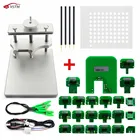 2021 новый металлический светодиодный корпус BDM полный комплект из нержавеющей стали с 22 шт. адаптеров BDM для FGTECH BDM100 инструмент для чипа ECU с зондом