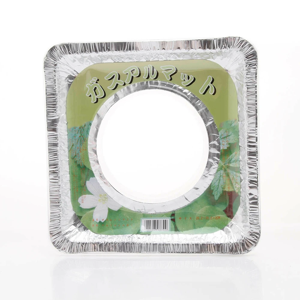 10PCS High Temperature Kitchen Gas Stove Aluminum Foil Paper Tin | Дом и сад