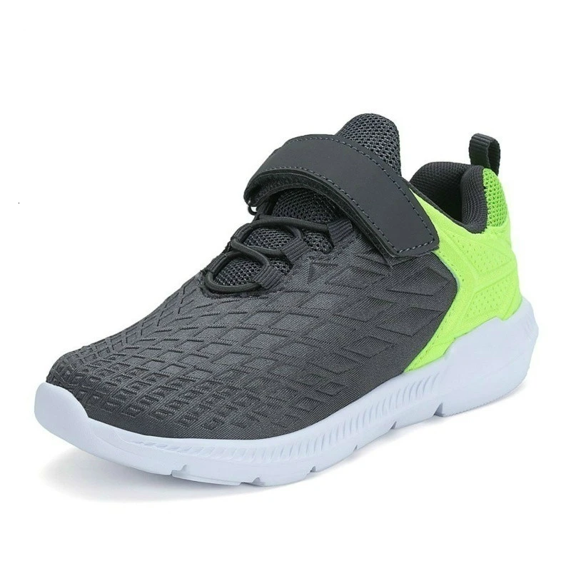 Брендовая детская обувь для бега легкие кроссовки мальчиков и девочек черная