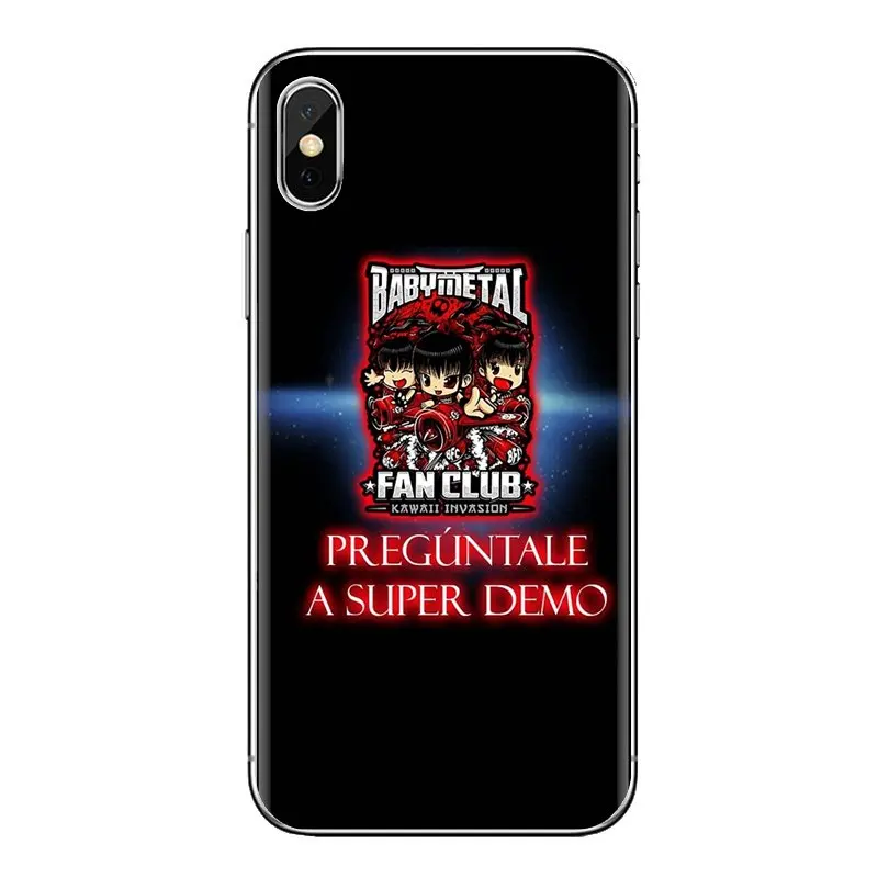 Soft Transparent Cases Covers For iPod Touch Apple iPhone 4 4S 5 5S SE 5C 6 6S 7 8 X XR XS Plus MAX babymetal |