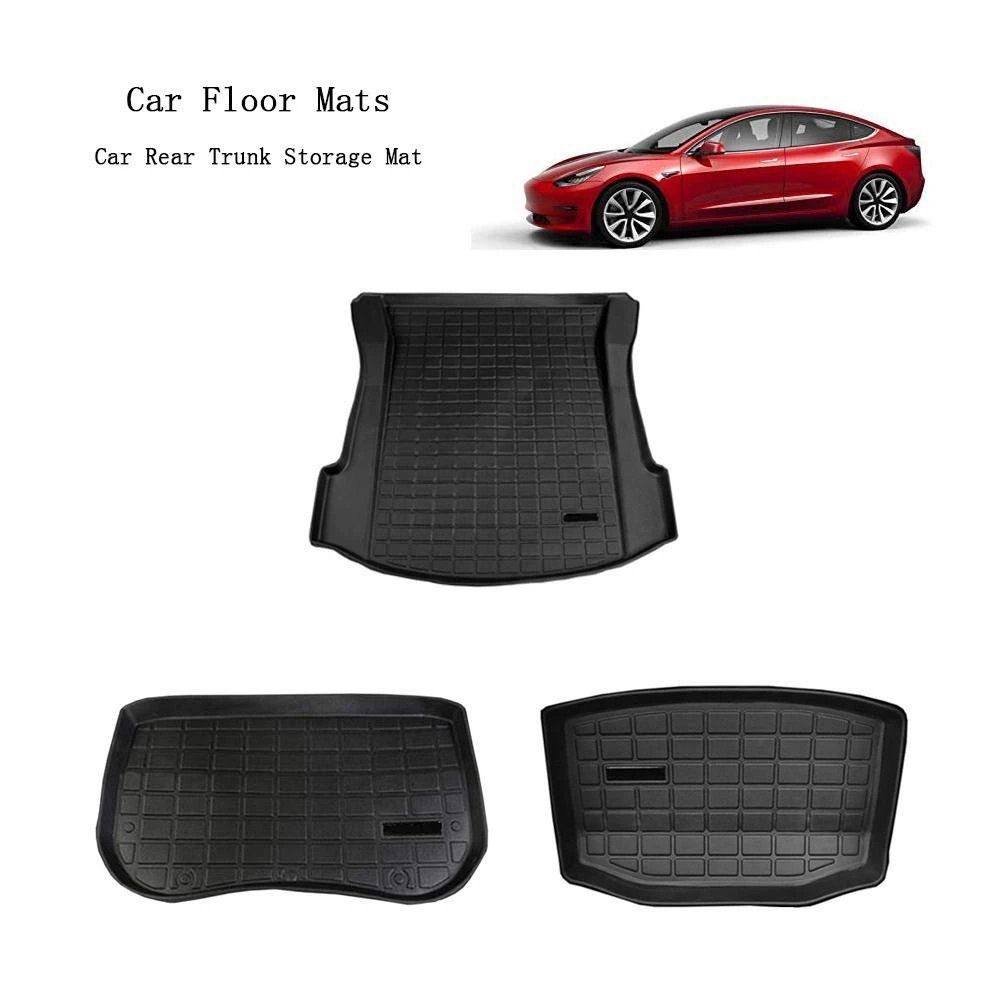 Коврики для багажника Tesla Model 3 коврик хранения в багажнике автомобиля под заказ