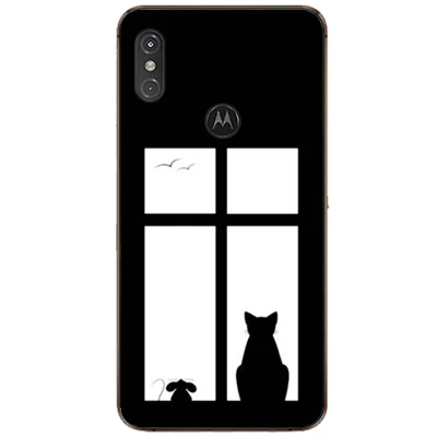 Чехол для телефона чехол для Motorola One XT1941 XT1941-1 XT1941-3 XT1941-4 XT1941-5) с цветочным узором в виде ракушки чехол для Moto ОДИН XT 1941 - Цвет: w64