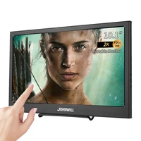portable johnwill 10 1 inch 2k touch monitor for ps4ps5pcswitchraspberry pinotebook expansion monitor
