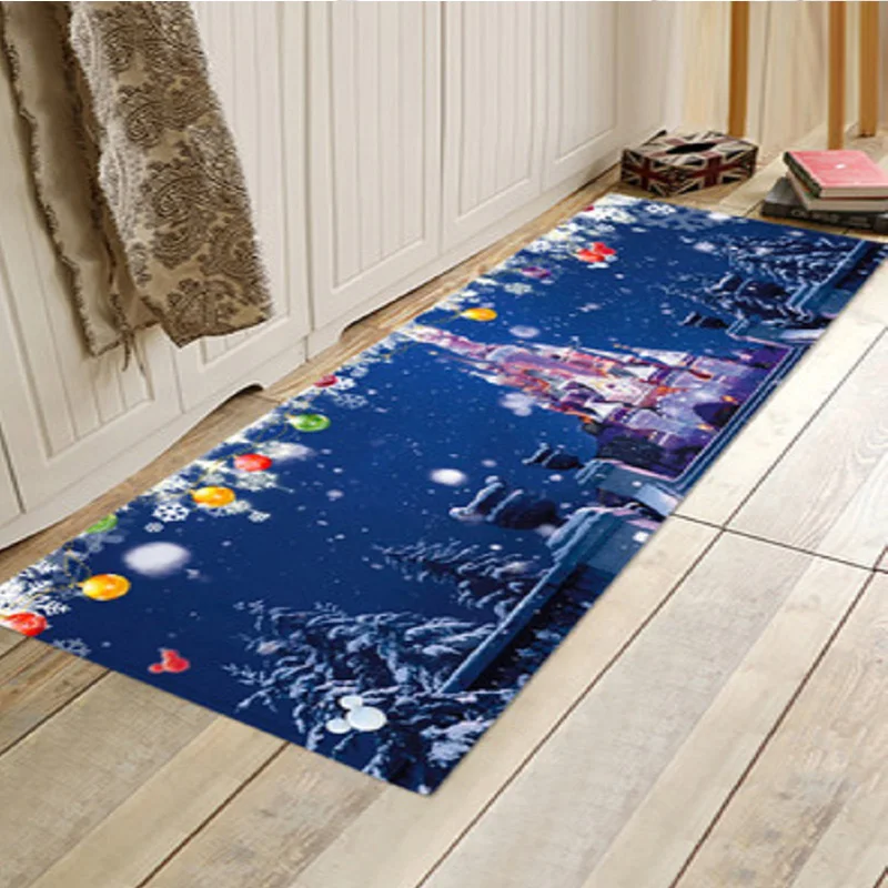 3D рождественские фонарики для дерева ковер с принтом нескользящий коврик