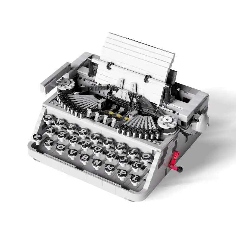 

Compatible IDEAS 1503pcs MOC Retro Typewriter Building Blocks High-Tech Bricks Set Writing Machine Toys for Children Kids Gifts