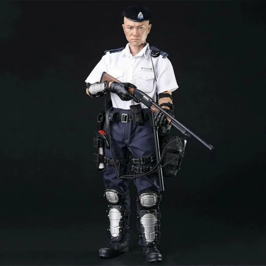 

In Stock Mini Times Toys M020 1/6 Scale Hong Kong Emergency Unit Police 12" Action Figure Full Set Model Male Soldier Dolls