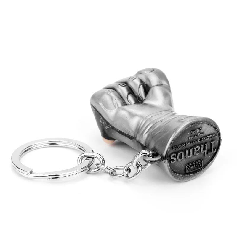 

Disney New Keychain Marvel Legends Avengers Sell Like Hot Cakes Thanos Infinity Glove Fist Key Chain Pendant Keyring