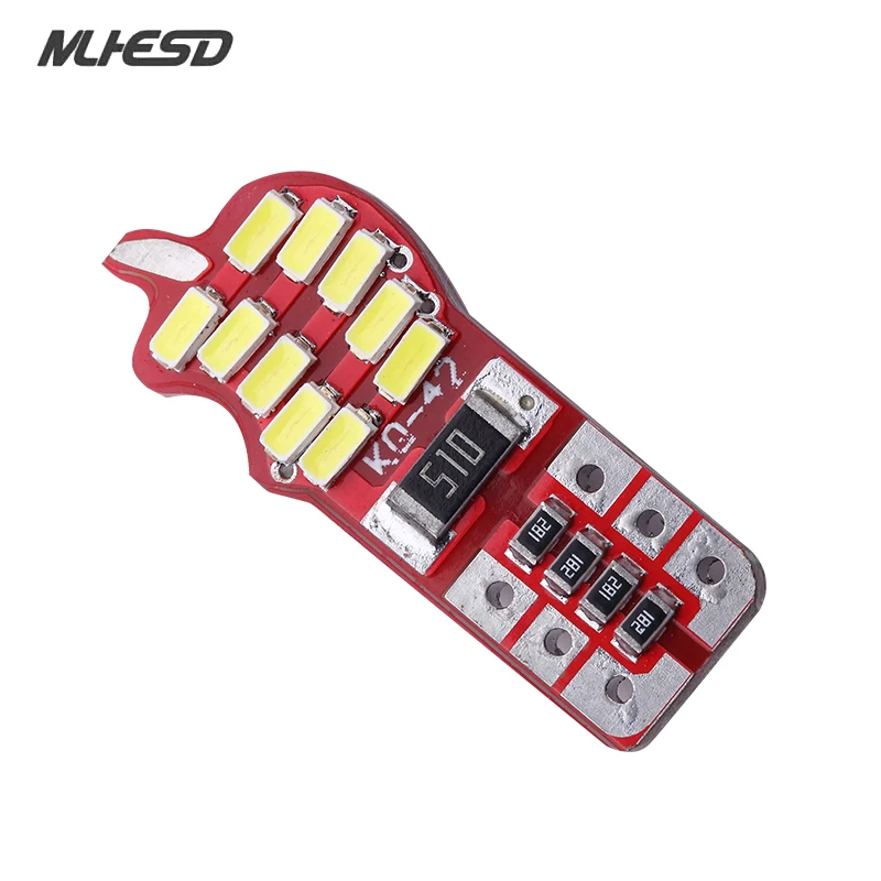 

10 шт., автомобисветильник светодиодсветодиодный лампы T10 3014 20SMD без ошибок