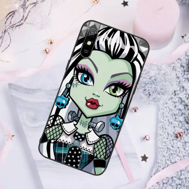 

FHNBLJ Monster High Luxury Phone Case For Xiaomi Mi Redmi Note 7 8 9 pro 8T 9T 9S 9A 10 Lite pro