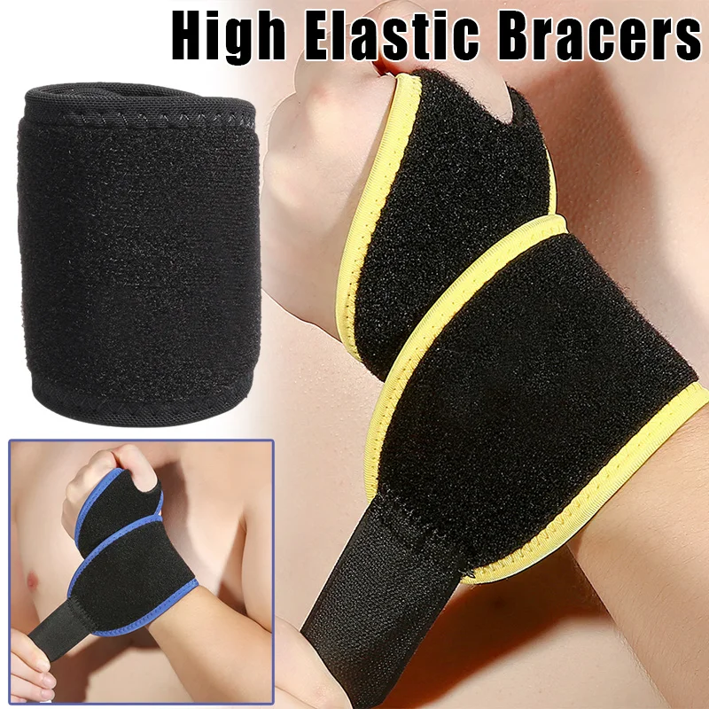 

Wrist Band Strap Stretchy Breathable Brace Wrap Support for Fitness Weightlifting WHShopping