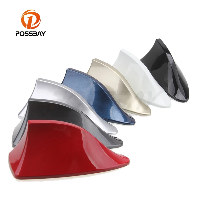 

High-Quality 5PCS /LOT POSSBAY Shark Fin Antenna Radio Signal Aerial For All Car Auto SUV Truck Van