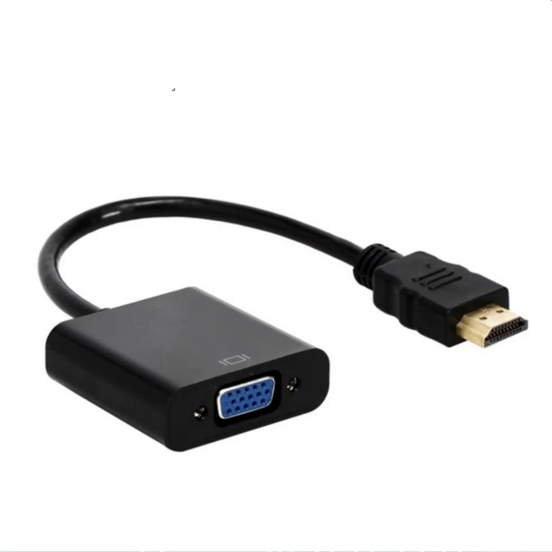 

5Pcs/Lot HDMI Transfer to VGA Compatible Converter Cable for PS4 PC Laptop TV Box to Projector Displayer HDTV