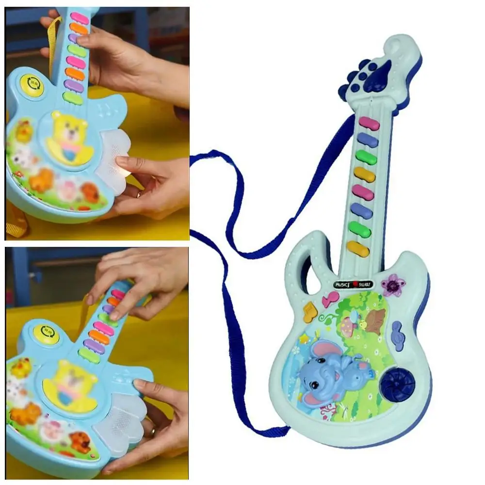 ocday elektrische gitarre spielzeug musical spielen kid junge mädchen kleinkind lernen entwicklungs elektron spielzeug früh pädagogisch