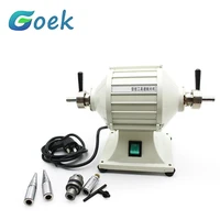 dental polisher high speed polishing equipment double head with drill chuck for technician dentistry tool instruments 220v