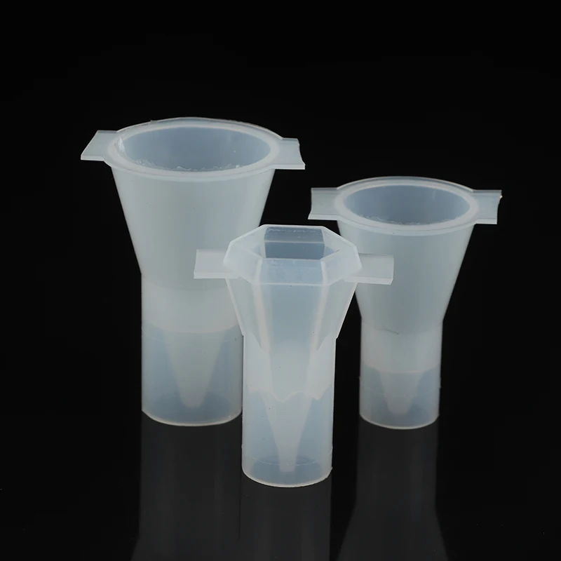 

1PCS Epoxy Resin Casting Molds Jewelry Making Cone Ring Holder Resin Silicone Mold