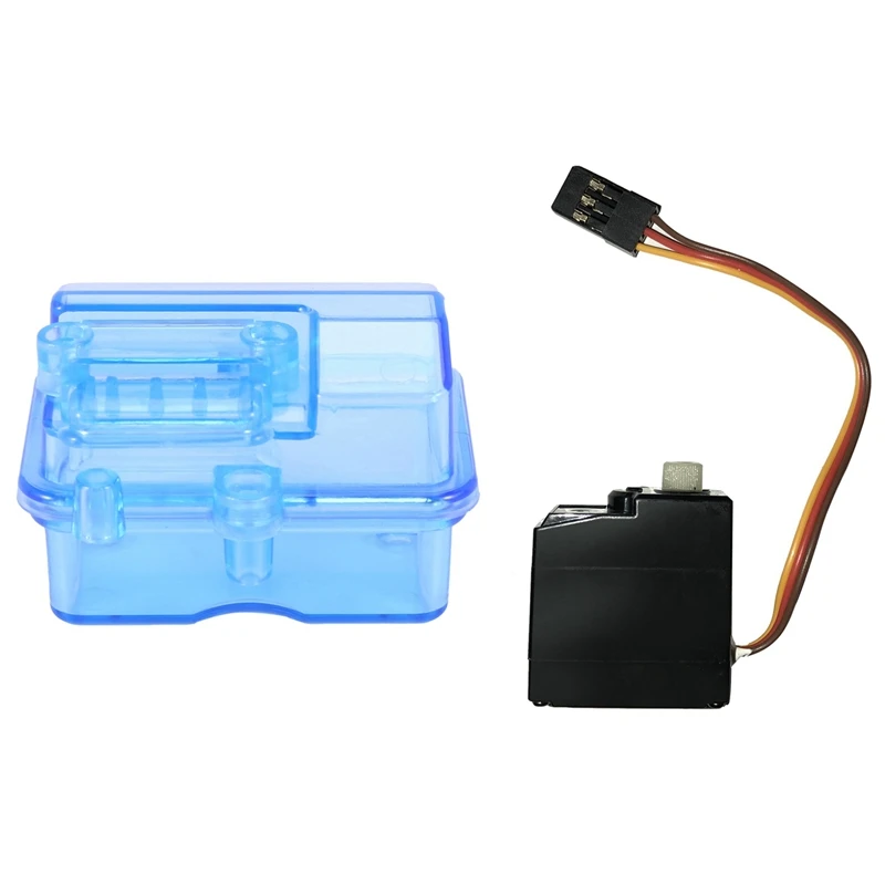 

2 комплекта запчастей для радиоуправляемого автомобиля: 1 комплект, синий пластиковый водонепроницаемый приемник, приемник и 1 шт. 3-проводно...