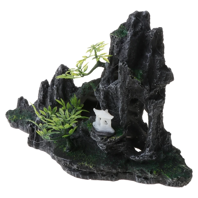 

Aquarium Simulation Mountain View Stone Ornament Rockery Landscape Rock Hiding Dropshipping