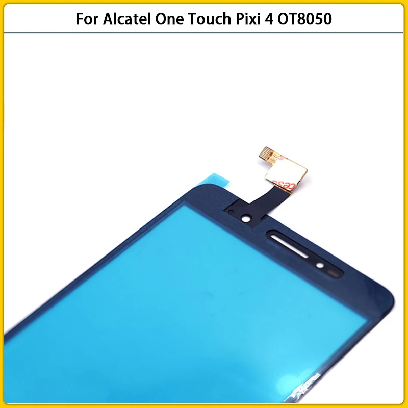 

10PCS New 8050D TouchScreen For Alcatel One Touch Pixi 4 OT-8050D OT8050 8050 Touch Screen Panel Digitizer Sensor Front Glass