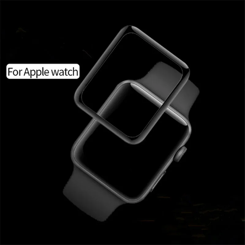 3D Изогнутые HD часы Закаленное стекло Защитная пленка для Apple Watch 3 2 1 38 мм 42 мм протектор экрана для iWatch 4 40 мм 44 мм