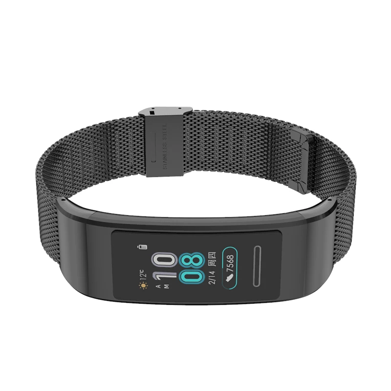 Mijobs для huawei Band 3 браслет для huawei Band 3 pro ремешок металлический ремешок для часов из нержавеющей стали умные аксессуары