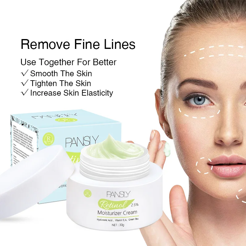 

Retinol Moisturizer Cream Smooth Tighten Skin Increase Skin Elasticity Anti Wrinkle Aging Face Cream 30g Skin Care
