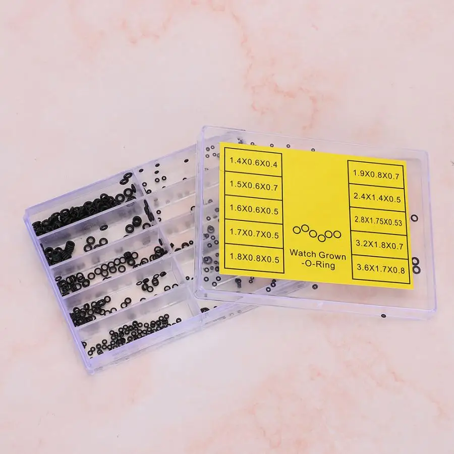 500 шт. практичные водонепроницаемые часы с головкой кольцо Высококачественная