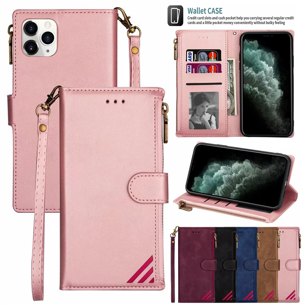 

Чехол для Apple iPhone 11 Pro Max Xs Xr 8 7 6s Plus, Магнитный чехол из искусственной кожи в стиле ретро с подставкой и отделениями для карт, ударопрочный чехо...