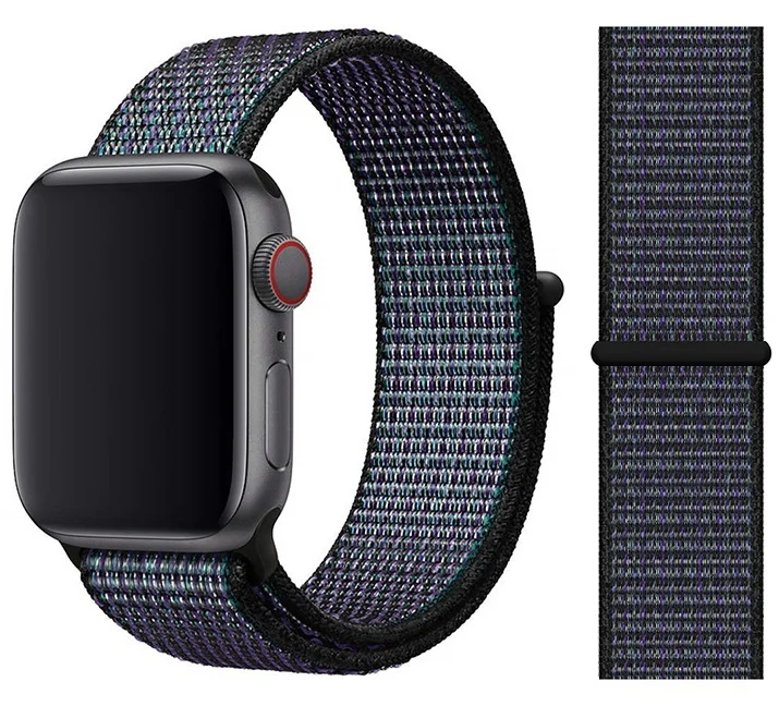 39 Hyper Grape Ремешок для apple watch 5 44 мм 40 мм 42 мм 38 мм iwatch Series 3 2 1 нейлоновый спортивный ремешок для часов Браслет apple watch 5 4 band - Цвет ремешка: 39 Hyper Grape
