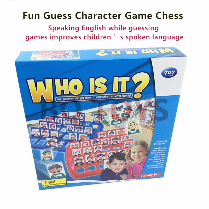 Новая классическая настольная игра Who Is It забавные Семейные гадости детские