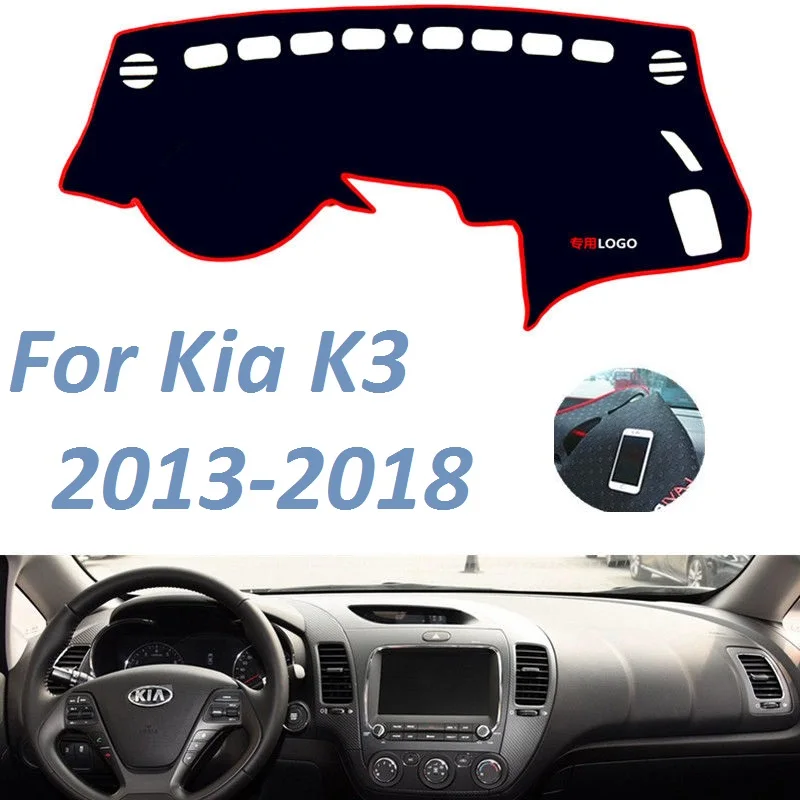 

Для Kia K3 2013 2014 2015 2016 2017 2018 левый и правый руль Нескользящие приборной панели крышки коврик инструмент ковры автомобильные аксессуары