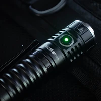 ts21 usb c rechargeable 21700 led flashlight 3sst20 3500lm anduril ui with magnet tail stainless steel bezel