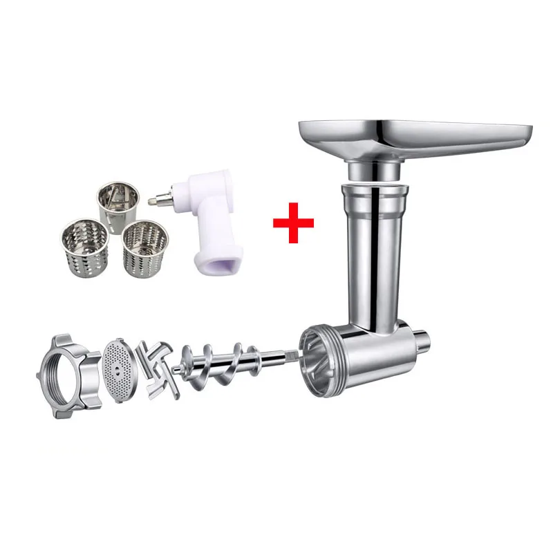 

Electric Kitchen Meat Grinder Sausage Maker with Handle Red Stuffer Attachment For Kitchen Aid Stand Mixer Kitchen Appliances