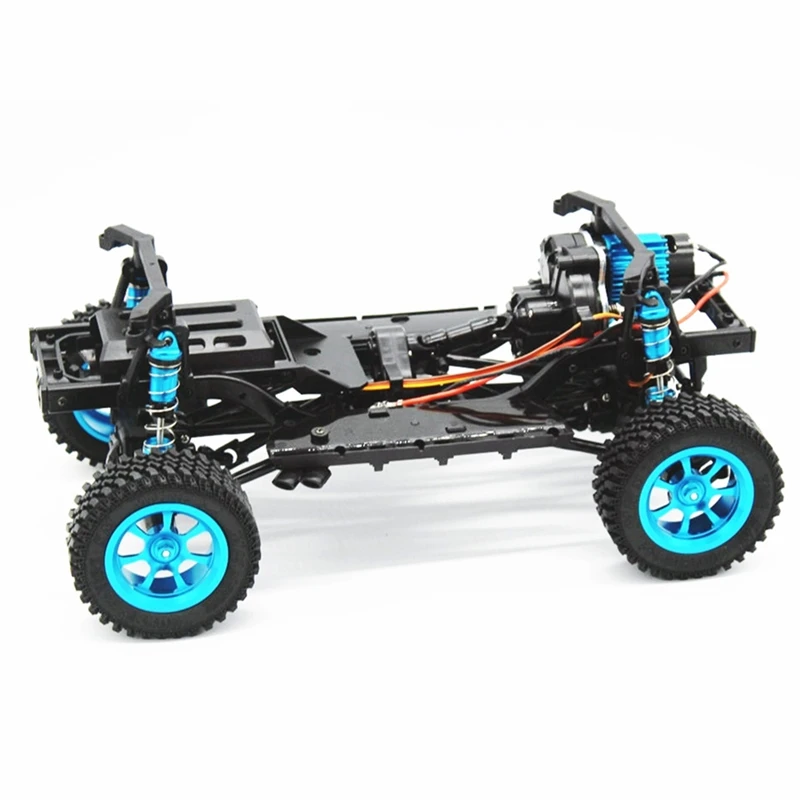 

2 Set RC Car Part: 1 Set Luggage Rack Anti-Skid Plate Decoration & 1 Set Adjustable Oil All Metal Shock Absorbers Damper