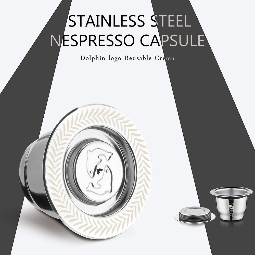 Многоразового использования Nespresso кофе капсулы Эспрессо и Crema версии фильтр для эссенца мини машина